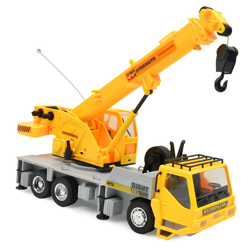 1:24 2.4G 8CH Wireless Remote Controlled Chargeable RC Engineering Vehicles Crane Truck for Kids Toy
