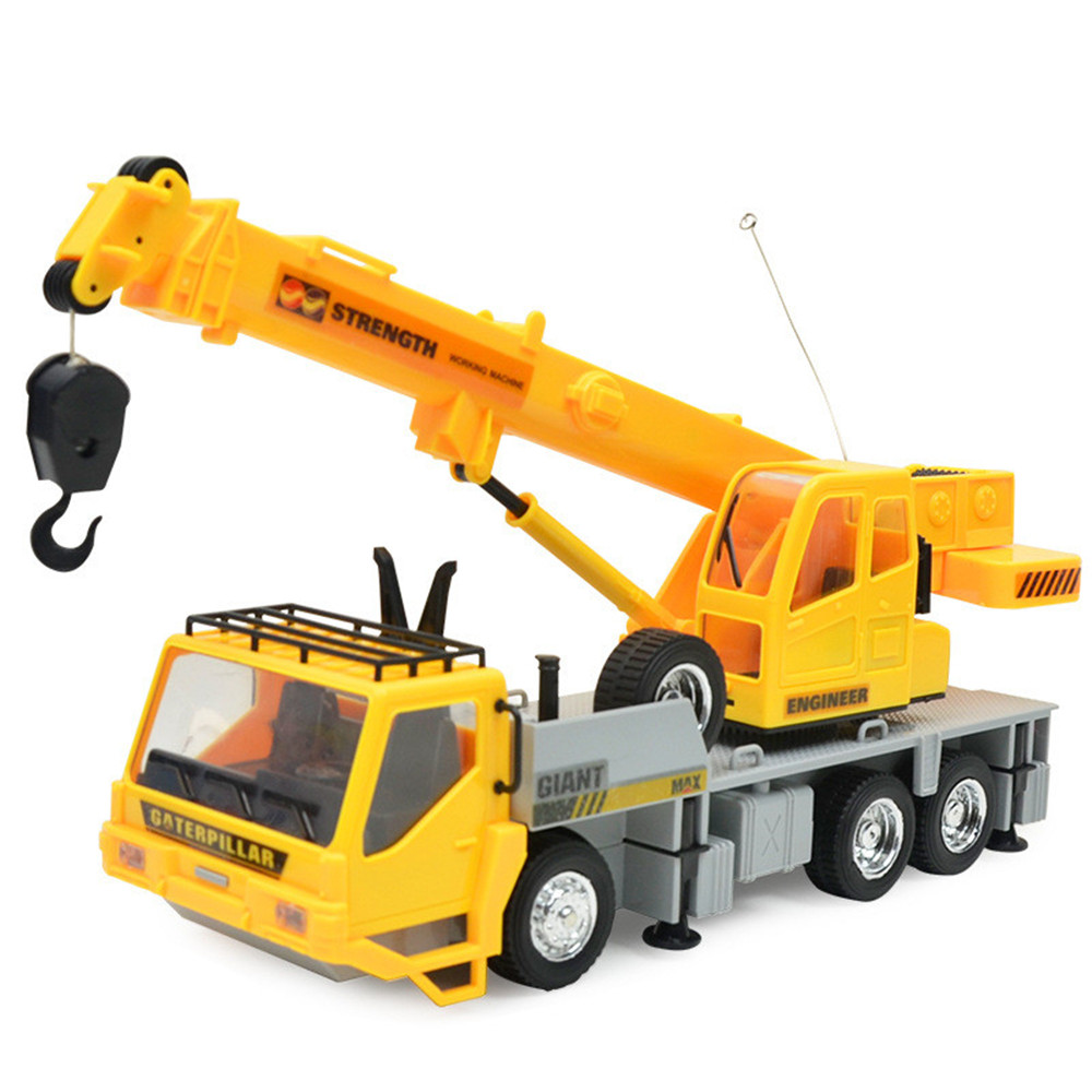 1:24 2.4G 8CH Wireless Remote Controlled Chargeable RC Engineering Vehicles Crane Truck for Kids Toy