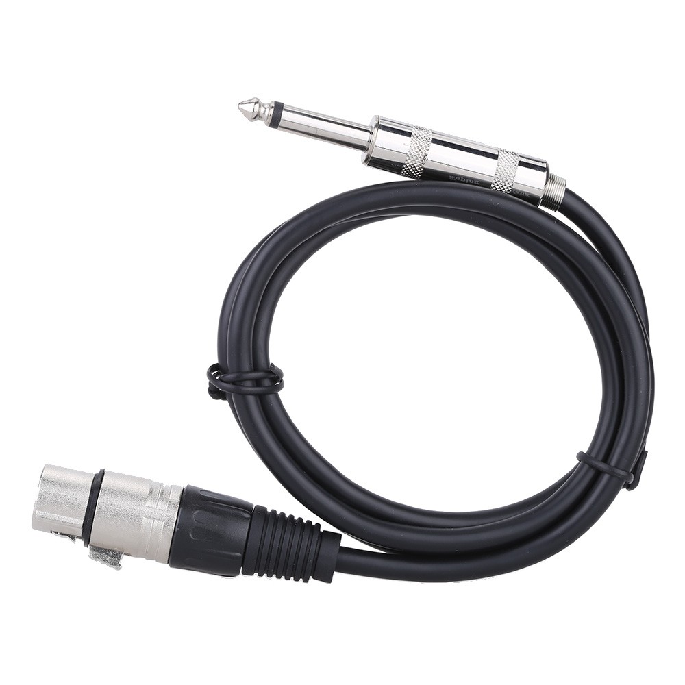 XLR Female Socket to 6.35mm Jack Plug Stereo Audio Cable Cord Wire for Mic Mixer Amplifier Sound Card 5M XLR Female Socket to 6.35mm Jack Plug Stereo Audio Cable Cord Wire for Mic Mixer Amplifier Sound Card 5M