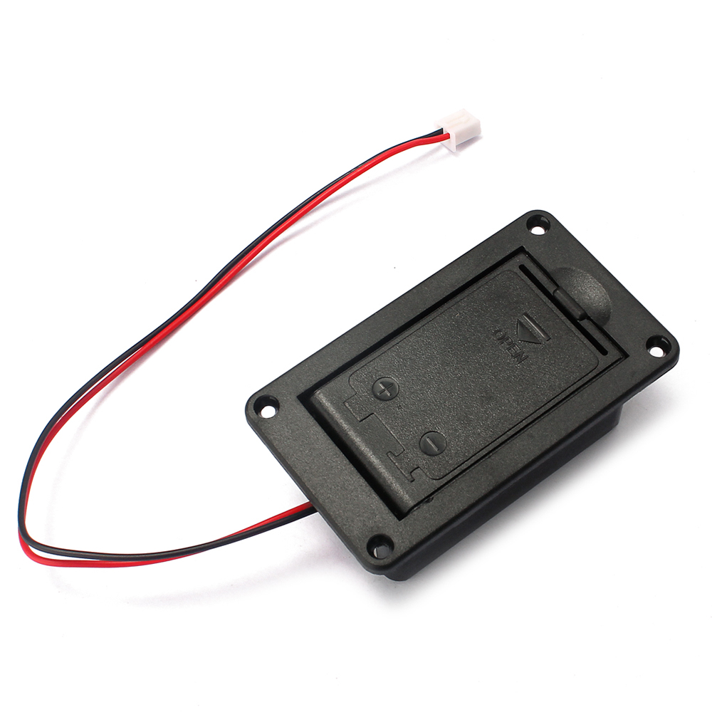 High Quality Black 9V Battery Box Case Cover Holders for Guitar Bass Pickup Replacement Accessory High Quality Black 9V Battery Box Case Cover Holders for Guitar Bass Pickup Replacement Accessory