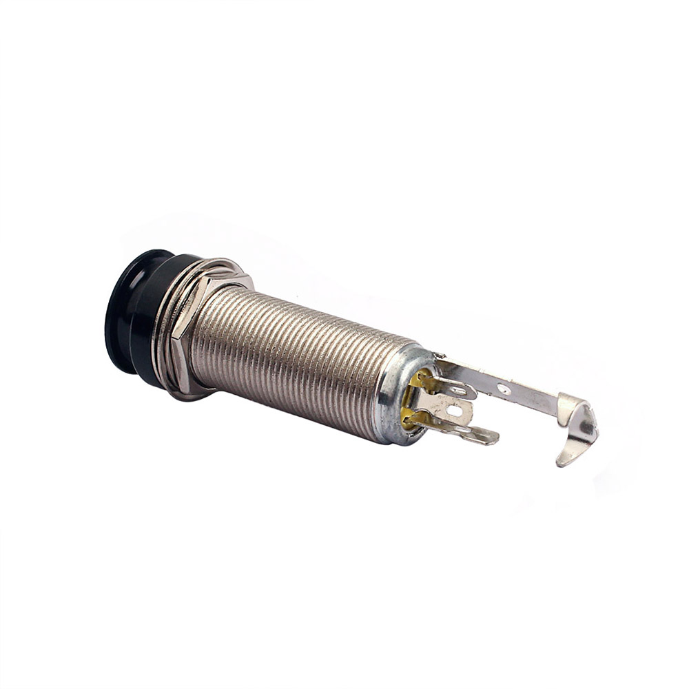 6.35mm 1/4 Inch Copper Material Guitar Endpin Stereo Output End Pin Jack Socket Plug 6.35mm 1/4 Inch Copper Material Guitar Endpin Stereo Output End Pin Jack Socket Plug