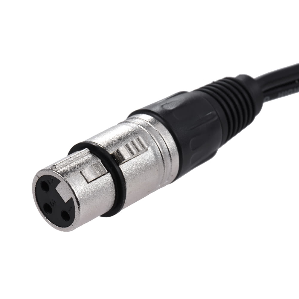 Double RCA double row XLR/RCA microphone guitar line 3 m. Double RCA double row XLR/RCA microphone guitar line 3 m.