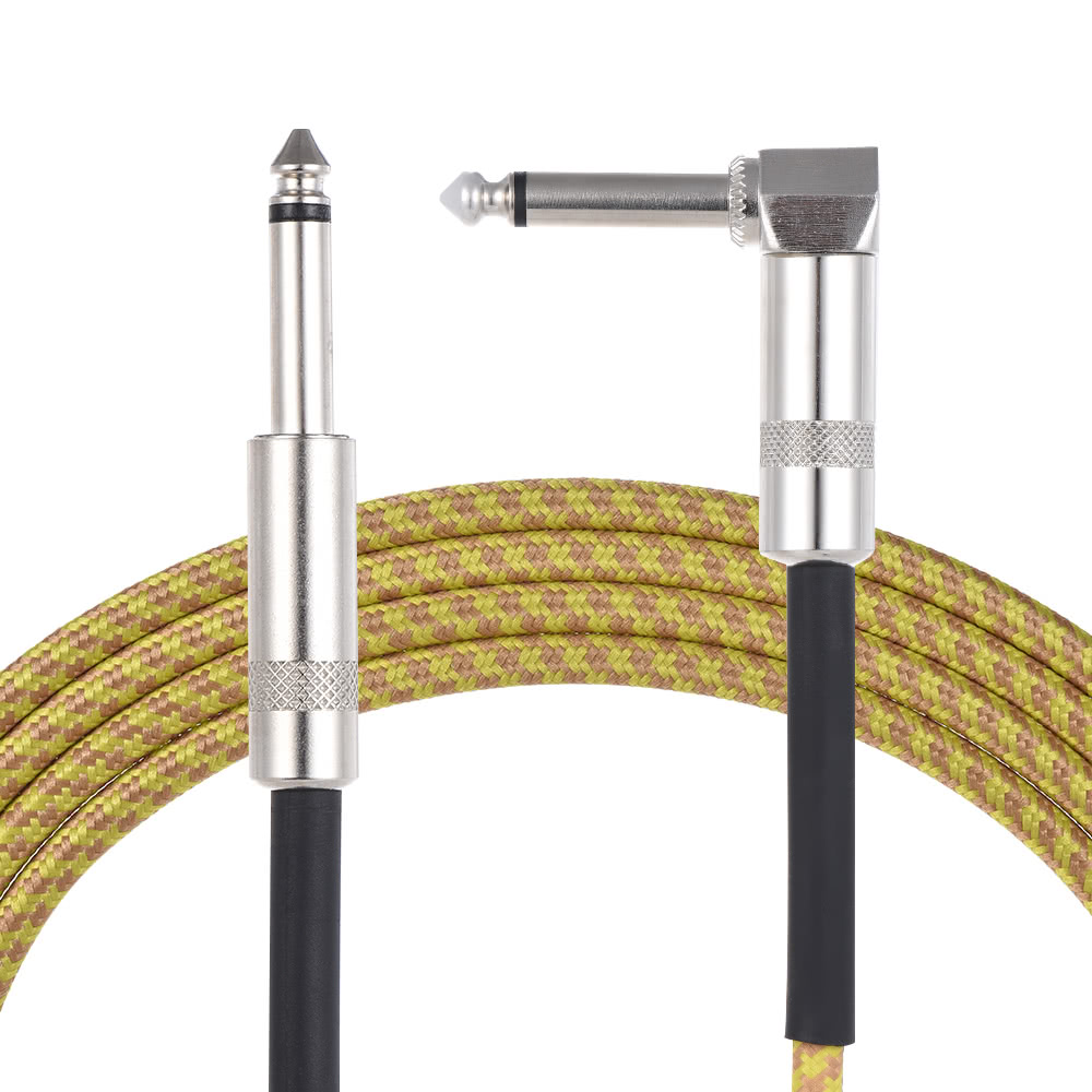 6.35mm to 6.35mm M-M Braided Audio Cable for 5 M