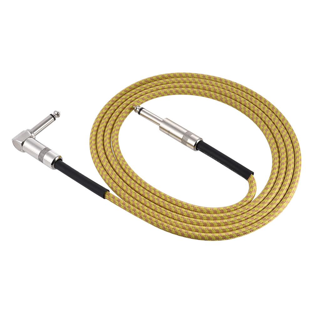 6.35mm to 6.35mm M-M Braided Audio Cable for 5 M