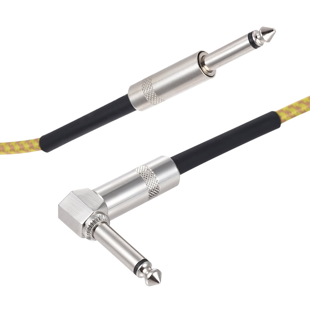 6.35mm to 6.35mm M-M Braided Audio Cable for 5 M