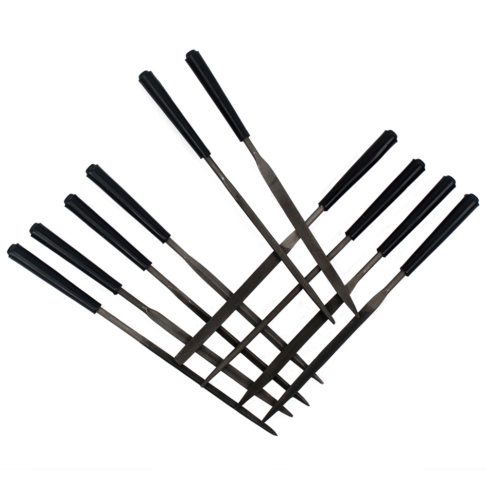 Guitar File Fret Nut Saddle Slot Pickguard Grinding Luthier Repair Tool 10PCS Guitar File Fret Nut Saddle Slot Pickguard Grinding Luthier Repair Tool 10PCS