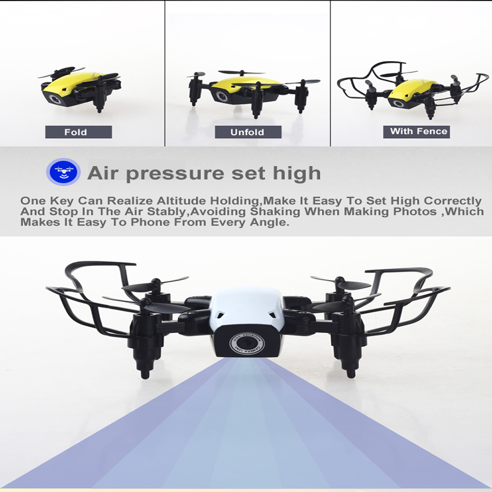 Cloudrover S9HW Foldable Transformable RC Mini Drone with HD Camera Altitude Hold Toys for Children as Christmas Gift