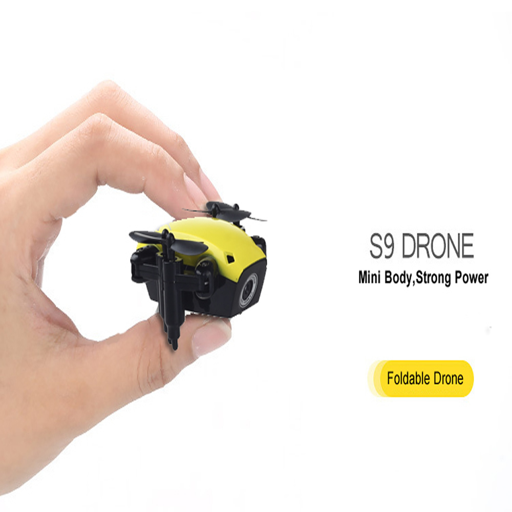 Cloudrover S9HW Foldable Transformable RC Mini Drone with HD Camera Altitude Hold Toys for Children as Christmas Gift