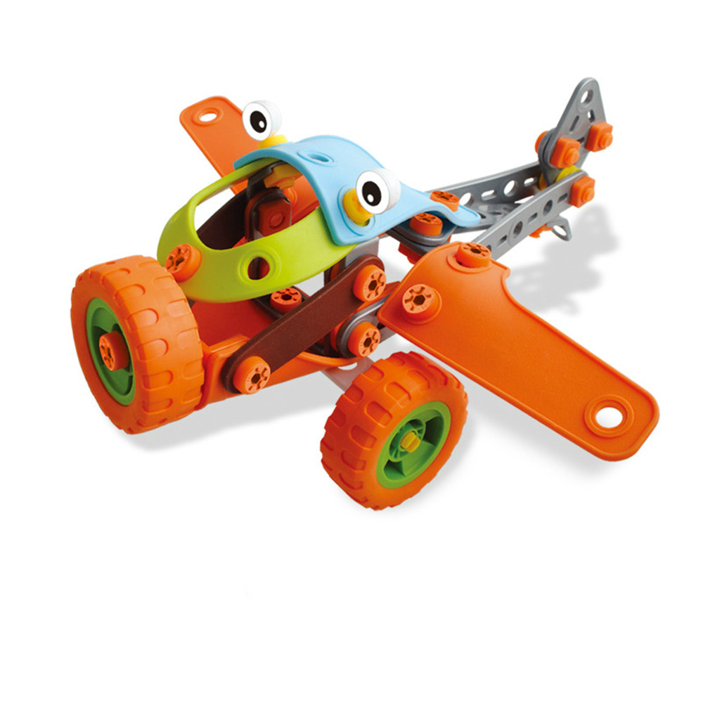DIY 5 in 1 Education Assembly 3D Building Blcoks Puzzle Kids Learning Toys 123PCS DIY 5 in 1 Education Assembly 3D Building Blcoks Puzzle Kids Learning Toys 123PCS