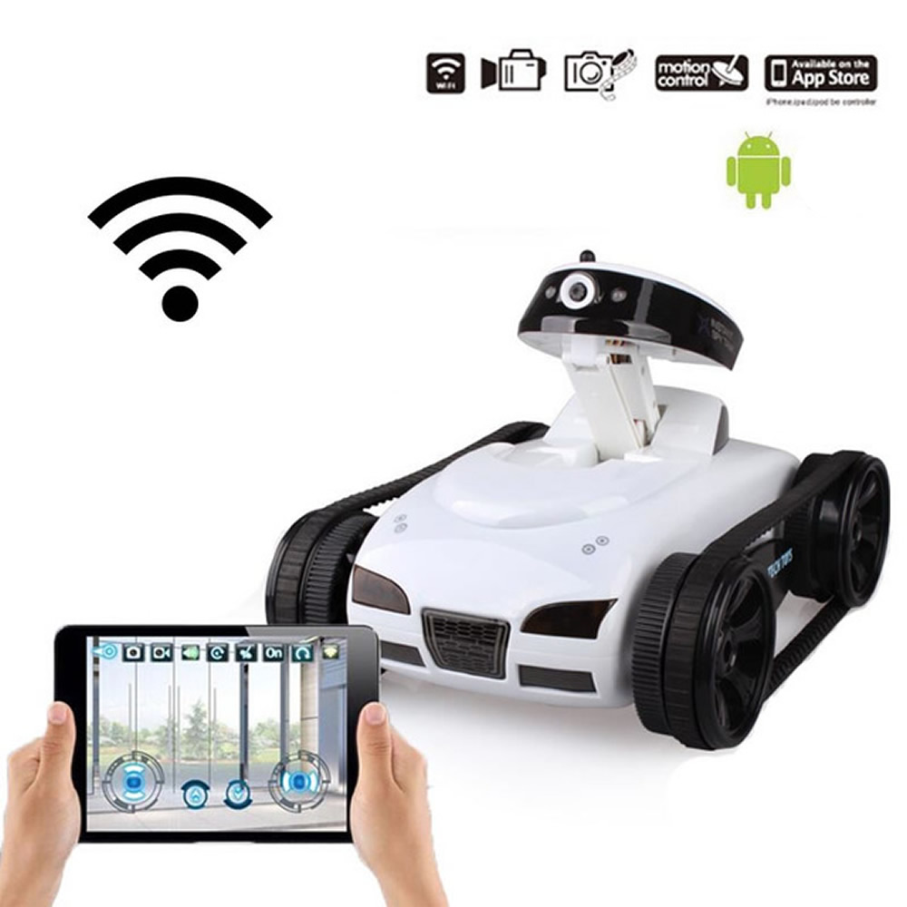 Happycow RC Tank 777 - 270 WiFi Tank Car Toy with Camera Remote Control Video iOS Phone or Android Gift Happycow RC Tank 777 - 270 WiFi Tank Car Toy with Camera Remote Control Video iOS Phone or Android Gift