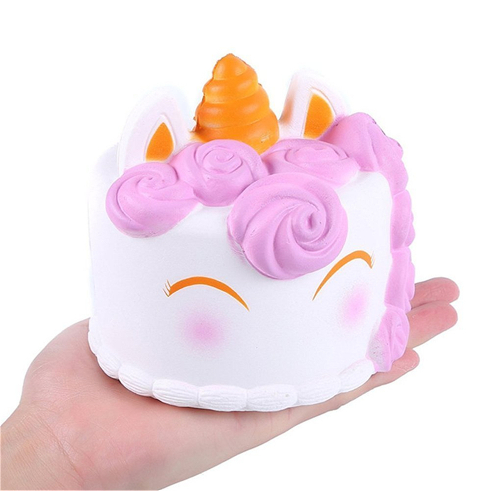 Jumbo Squishy Cute Unicorn Cake Squishies Super Slow Rising Toy