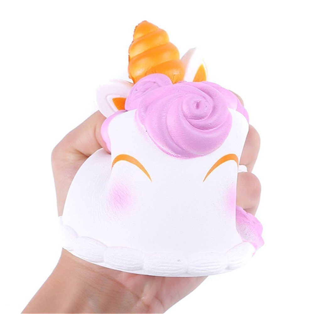 Jumbo Squishy Cute Unicorn Cake Squishies Super Slow Rising Toy