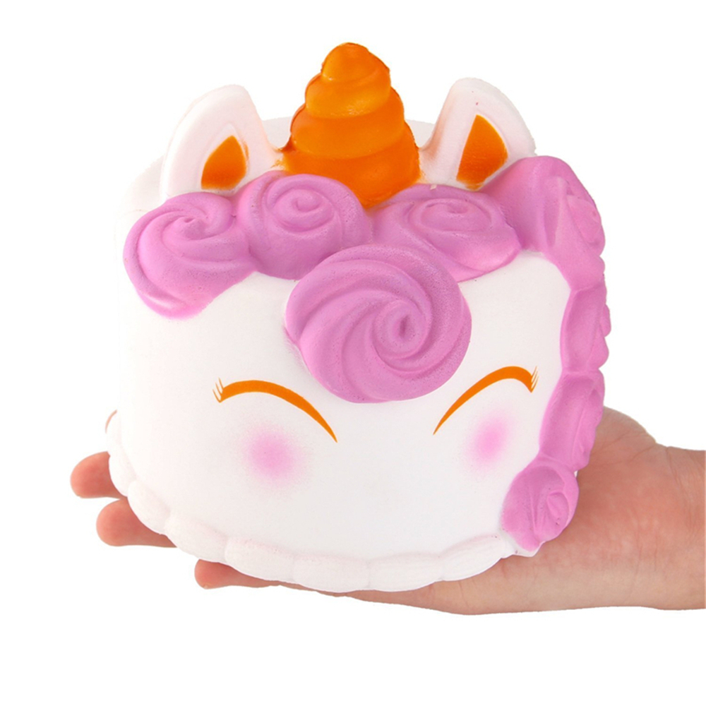 Jumbo Squishy Cute Unicorn Cake Squishies Super Slow Rising Toy