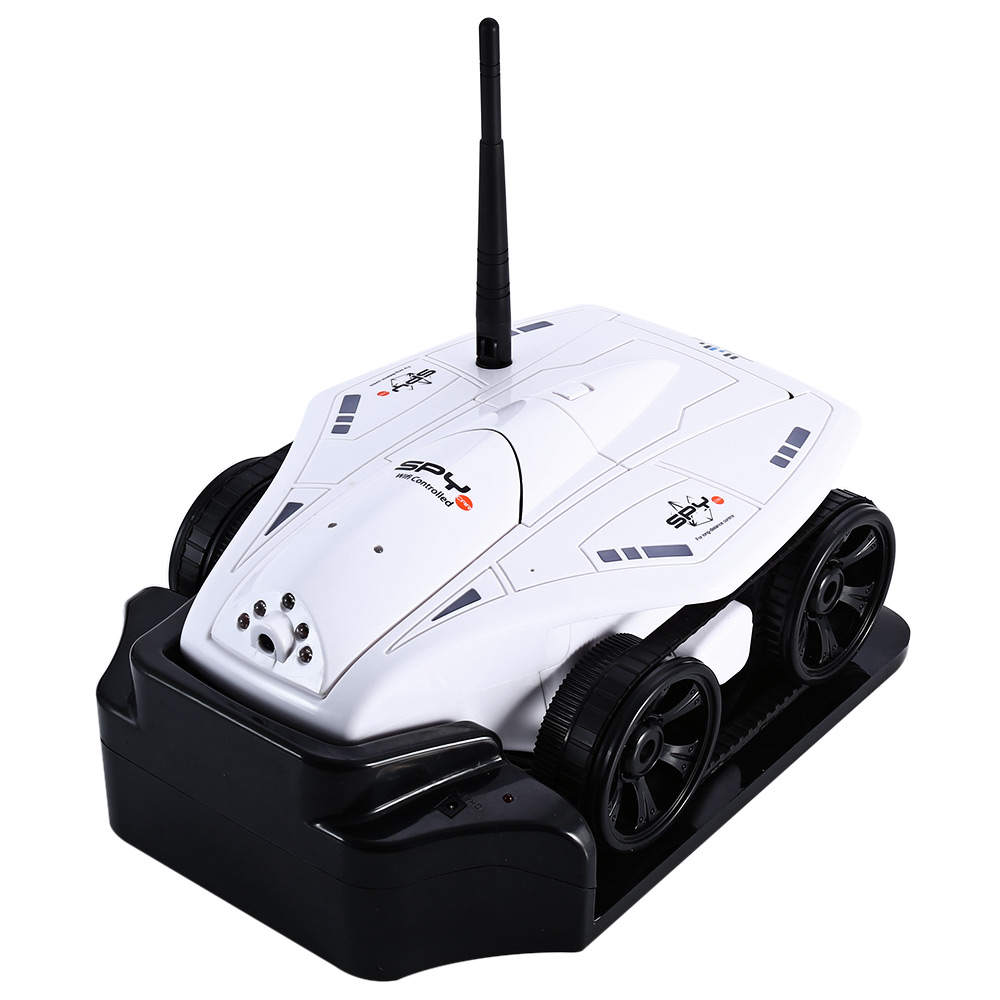 HAPPYCOW 777 - 325 RC Mini Tank Car WiFi Real-time Photo Transmission HD Camera iOS Phone or Android Toy