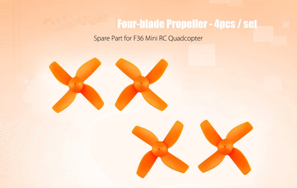 Four-blade Propeller 4pcs for F36 / JJRC H36 Mini RC Quadcopter