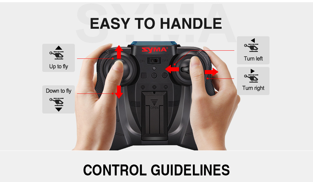 SYMA W25 2CH Indoor Small RC Electric Aluminium Alloy Remote Control Helicopter for Kids SYMA W25 2CH Indoor Small RC Electric Aluminium Alloy Remote Control Helicopter for Kids