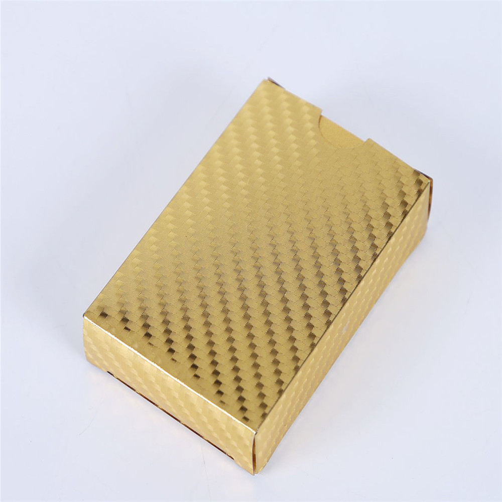Waterproof Gold Foil Playing Card Advertising Poker Handicraft Waterproof Gold Foil Playing Card Advertising Poker Handicraft