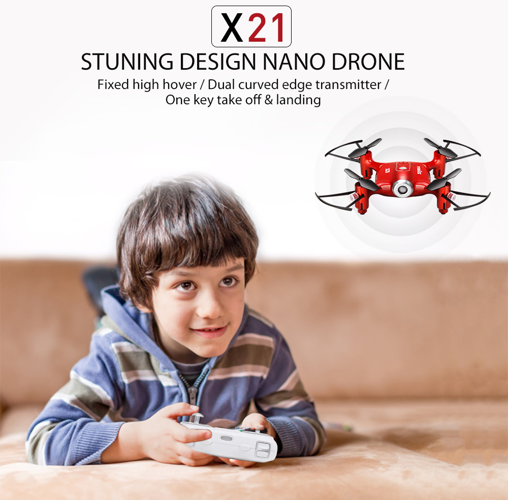 SYMA X21 RC Drone RTF with Headless Mode / Altitude Hold / Low-voltage Protection