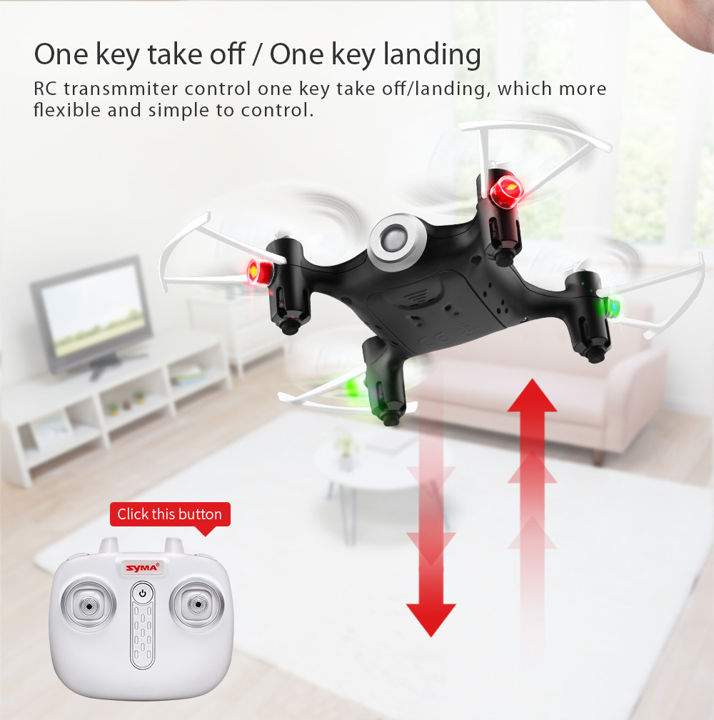 SYMA X21 RC Drone RTF with Headless Mode / Altitude Hold / Low-voltage Protection