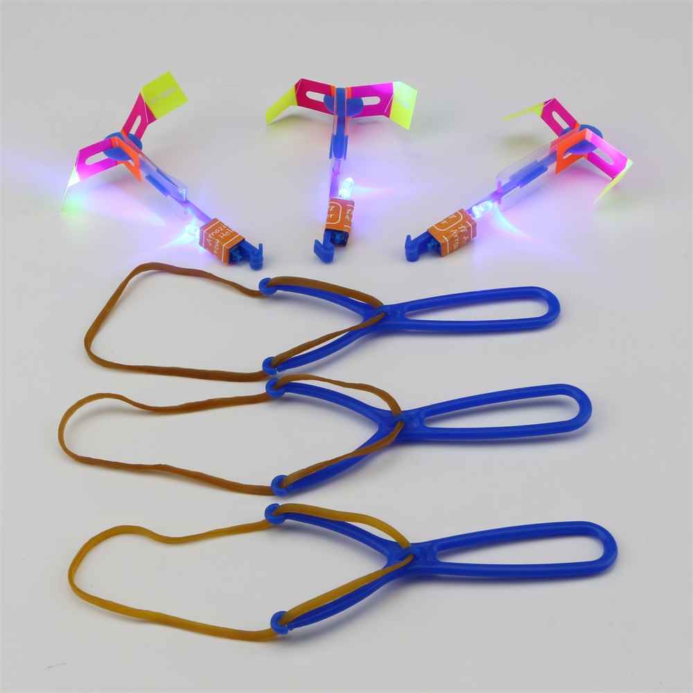 Arrow Helicopter Flying Toy with LED ( Pack of 3 )