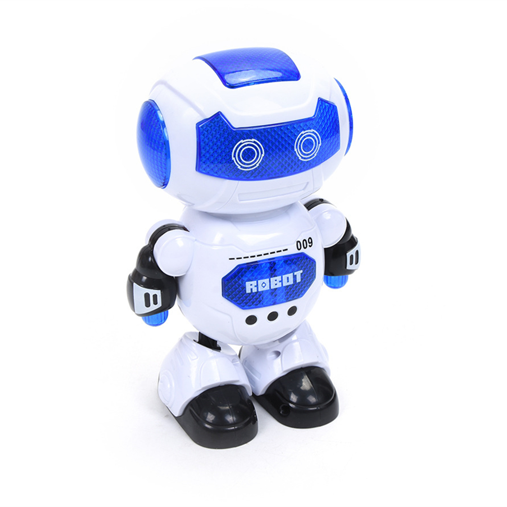 Electronic Walking Dancing Robot Toy with Music Lighting for Kids Toddlers
