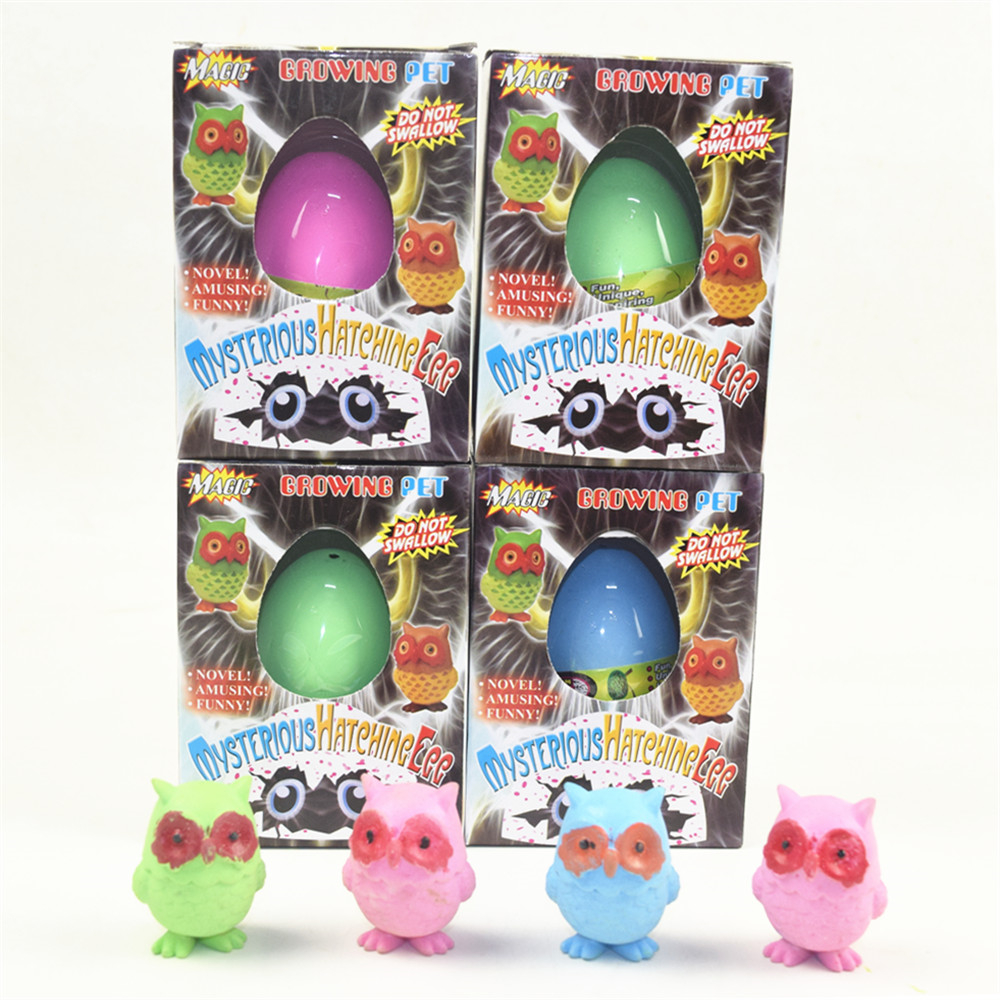 Owl Growing Egg Water Hatching Magic Children Kids Toy