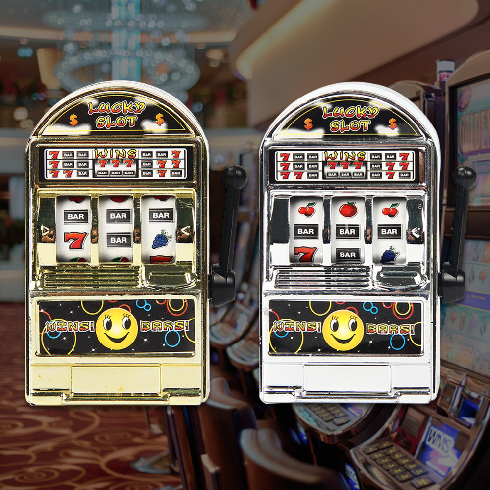 Novelty Mini Lucky Slot Machine Funny Anti-stress Toy Novelty Mini Lucky Slot Machine Funny Anti-stress Toy