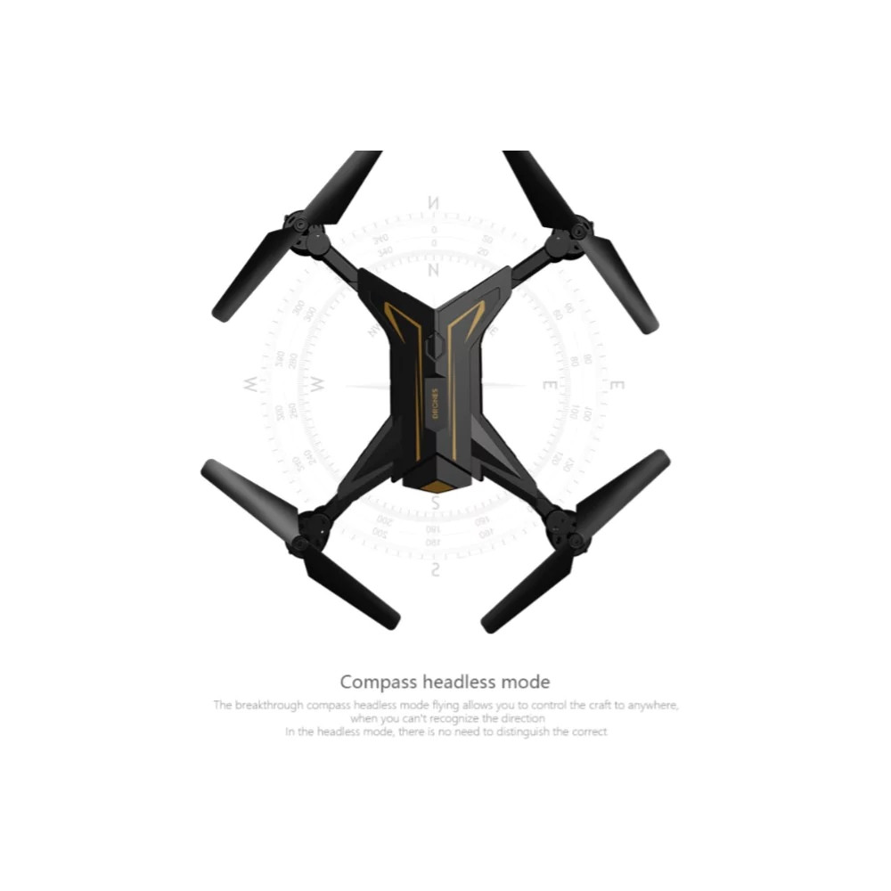 K520 Foldable Drone 30W HD Camera Quadcopter WiFi FPV Live Helicopter Hover