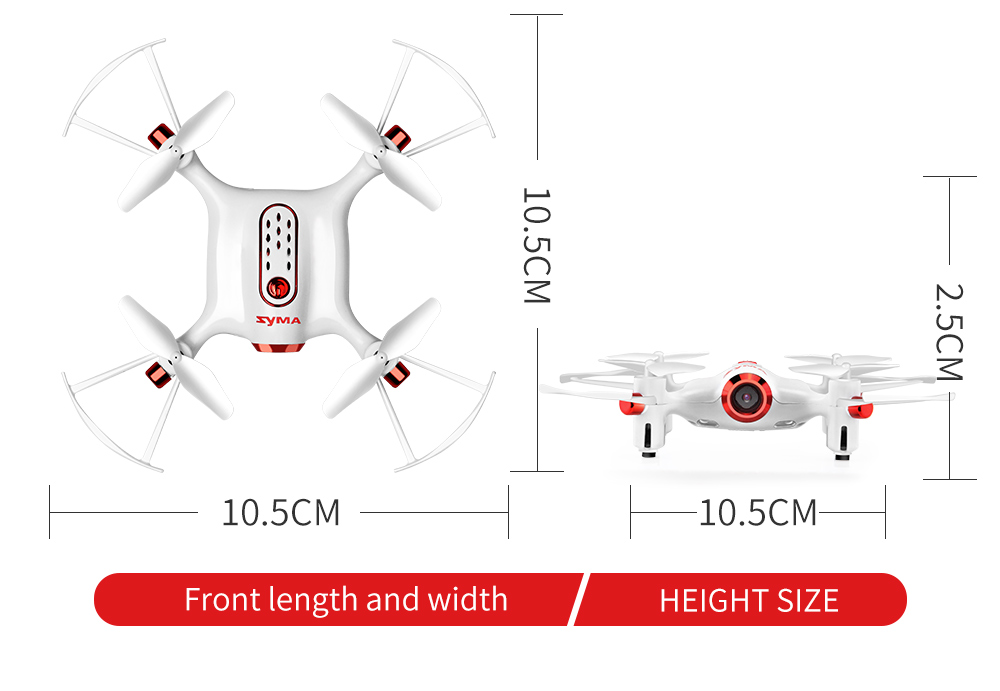 SYMA X20W Mini RC Drone RTF WiFi Camera FPV Real-time Transit / Altitude Hold SYMA X20W Mini RC Drone RTF WiFi Camera FPV Real-time Transit / Altitude Hold