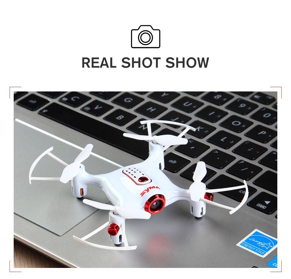 SYMA X20W Mini RC Drone RTF WiFi Camera FPV Real-time Transit / Altitude Hold