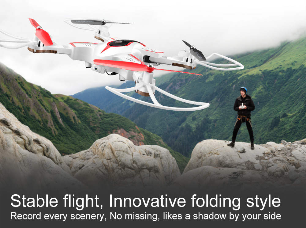 SYMA X56W Selfie Foldable RC Drone RTF with Flight Track / 360 Degree Flips SYMA X56W Selfie Foldable RC Drone RTF with Flight Track / 360 Degree Flips