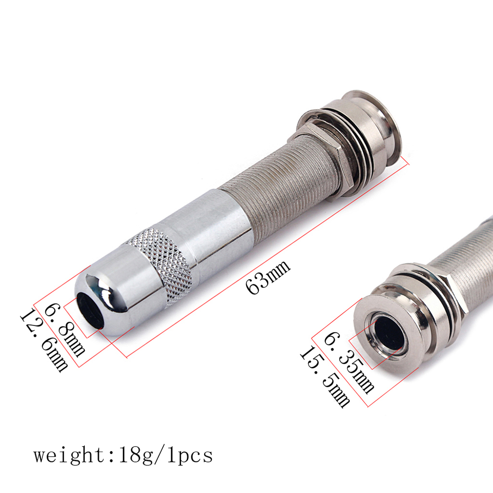 Guitar EndPin Jack Socket and Short Threaded Bushing Sleeve for Bass Guitar EndPin Jack Socket and Short Threaded Bushing Sleeve for Bass