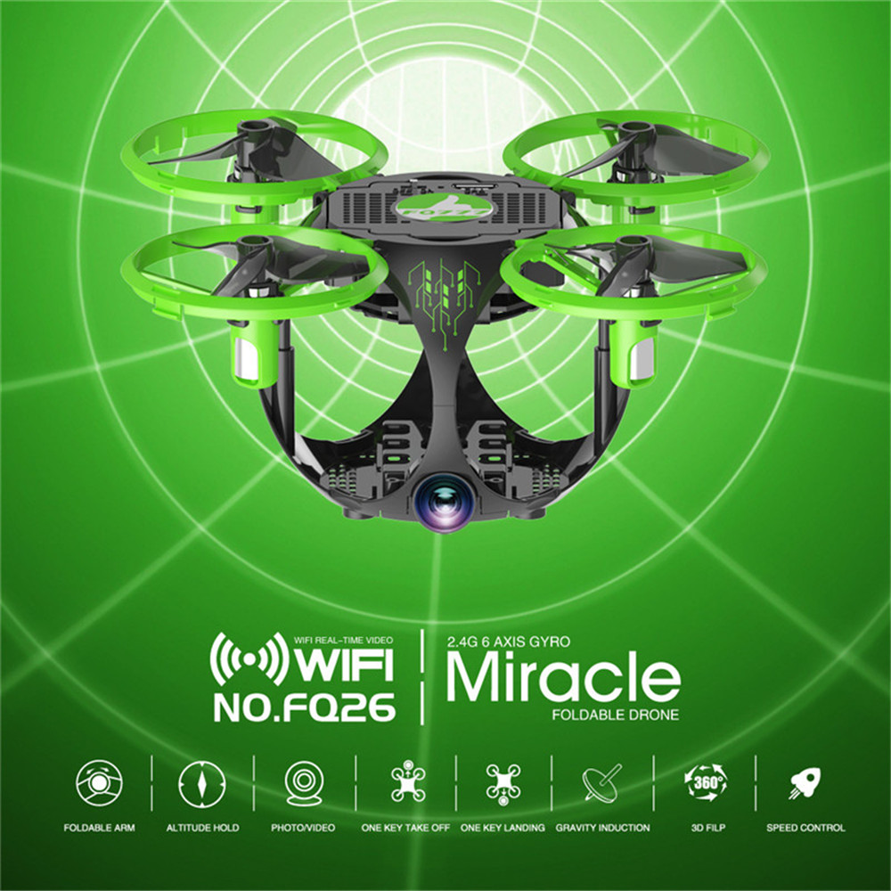 Foldable WiFi FPV RC Drone with Wide Angle Camera / Altitude Hold / Headless Mode Foldable WiFi FPV RC Drone with Wide Angle Camera / Altitude Hold / Headless Mode
