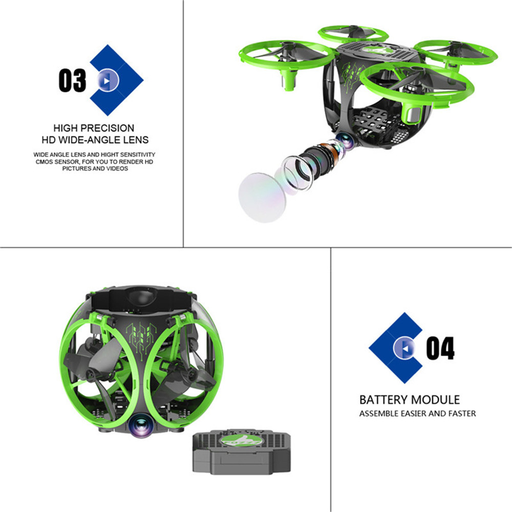 Foldable WiFi FPV RC Drone with Wide Angle Camera / Altitude Hold / Headless Mode Foldable WiFi FPV RC Drone with Wide Angle Camera / Altitude Hold / Headless Mode