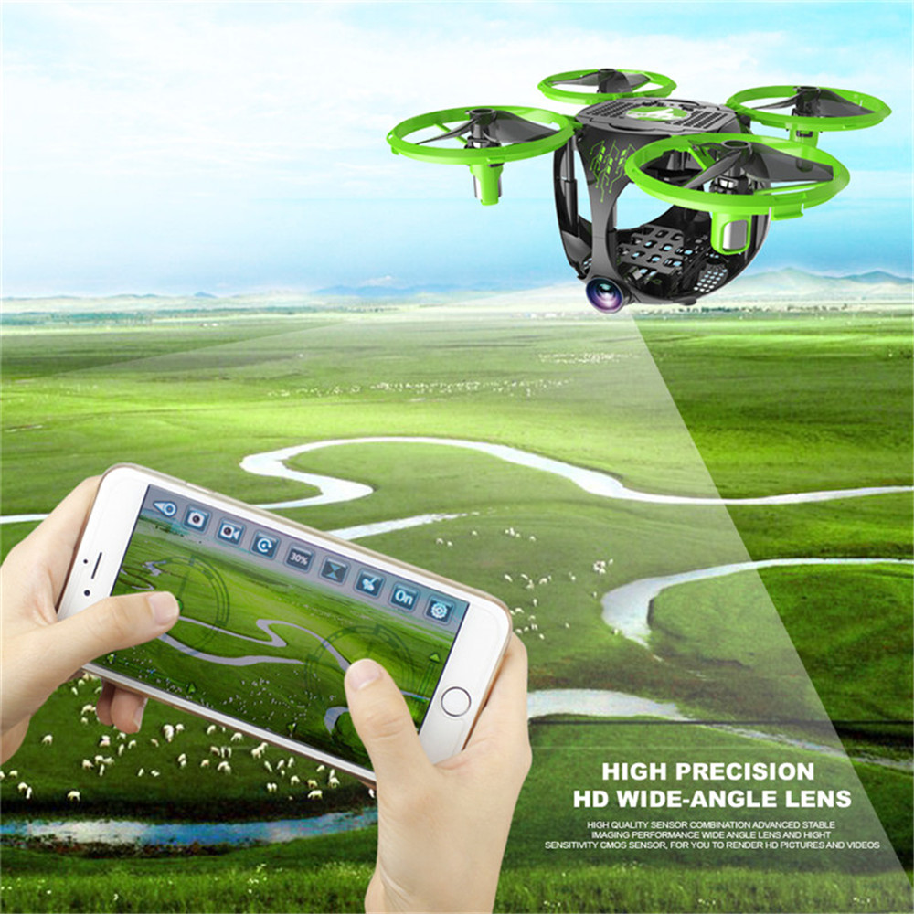 Foldable WiFi FPV RC Drone with Wide Angle Camera / Altitude Hold / Headless Mode Foldable WiFi FPV RC Drone with Wide Angle Camera / Altitude Hold / Headless Mode