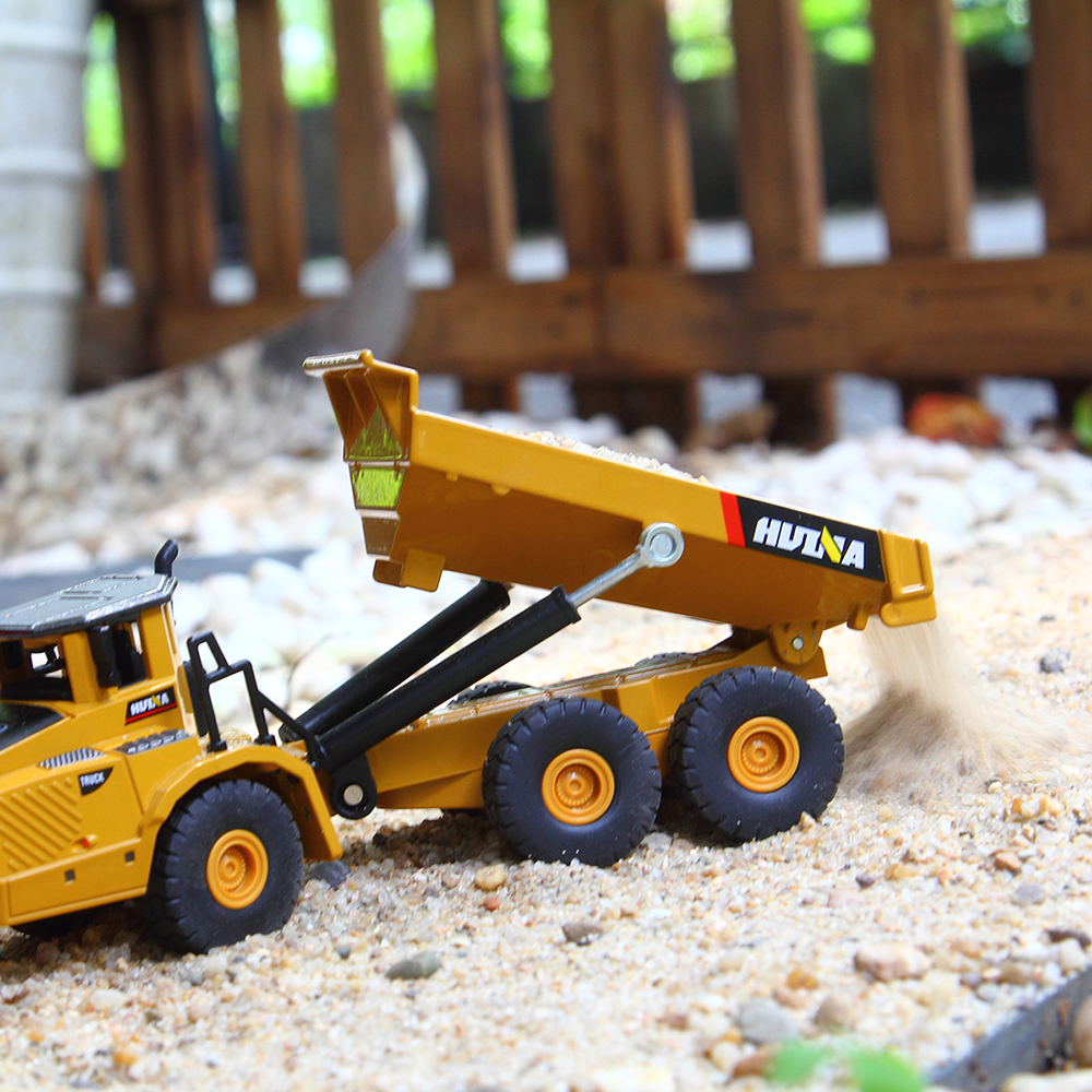 1:50 Scales Alloy Excavator Dumper Engineering Metal Diecast Car