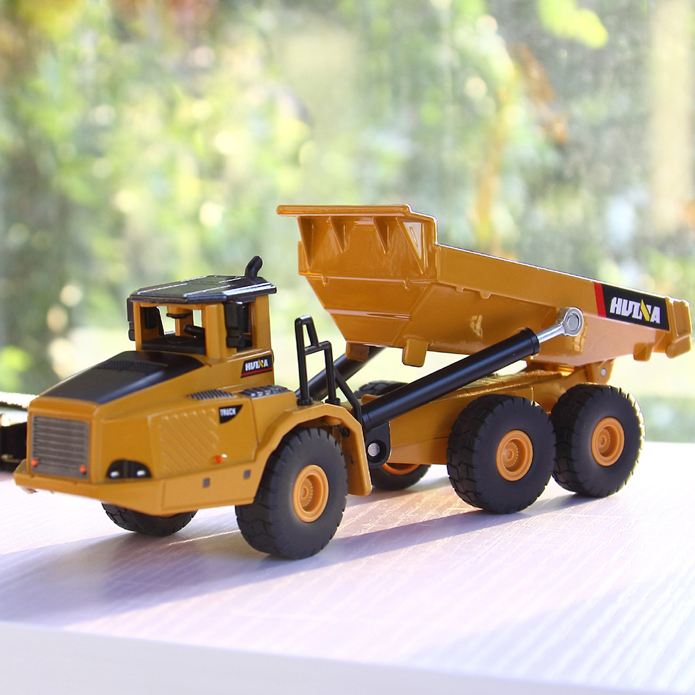 1:50 Scales Alloy Excavator Dumper Engineering Metal Diecast Car