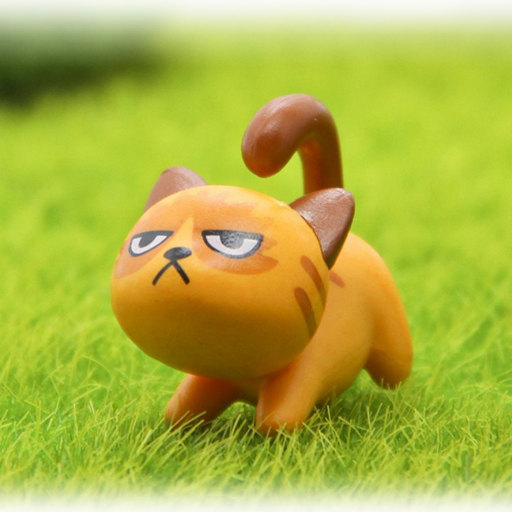 Super Cute Lovely Unhappy Cats Action Figure Toy Kids Gifts 6pcs Super Cute Lovely Unhappy Cats Action Figure Toy Kids Gifts 6pcs