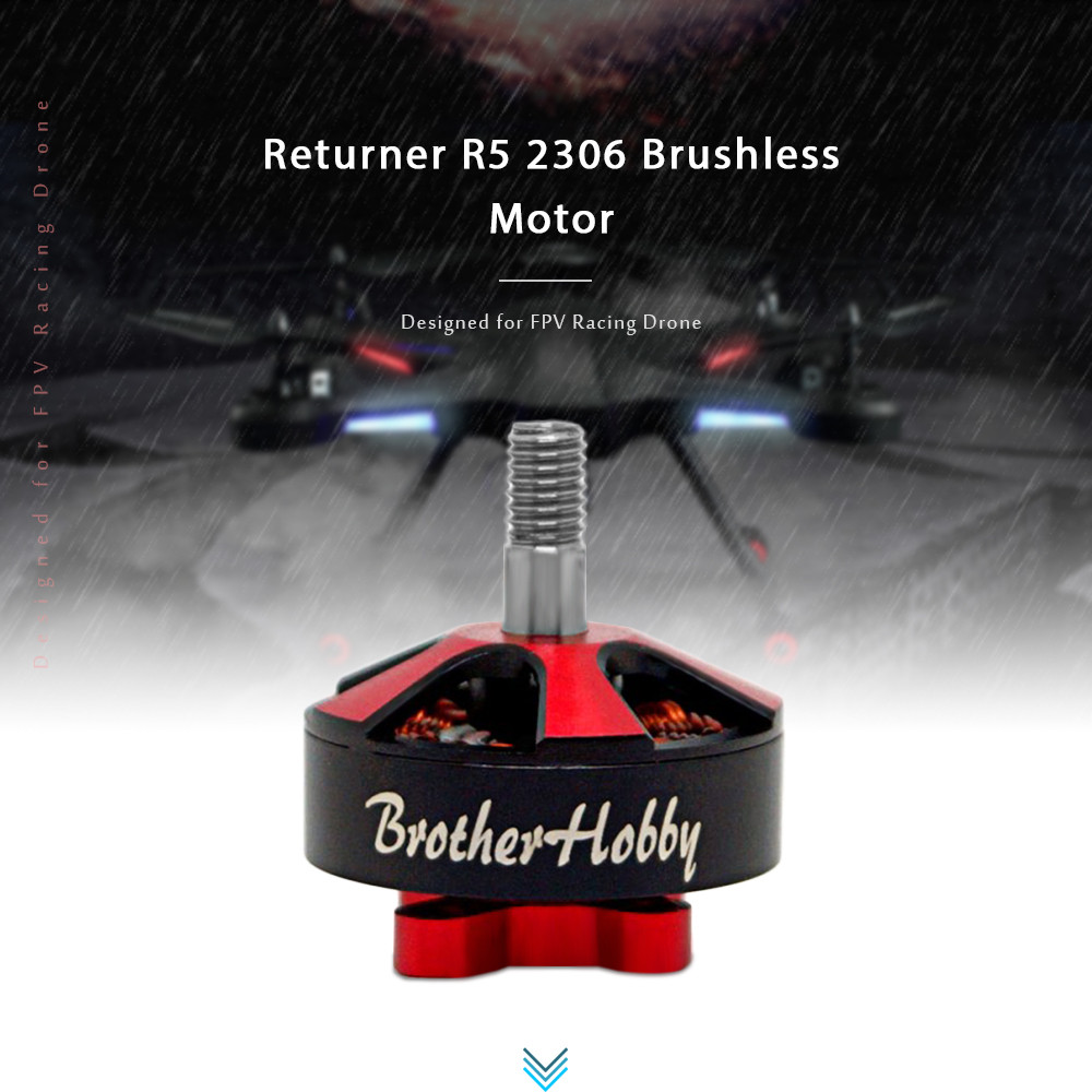 BrotherHobby Returner R5 2306 2450 / 2650KV 4 - 5S Brushless Motor with 16cm Wire for RC Drone