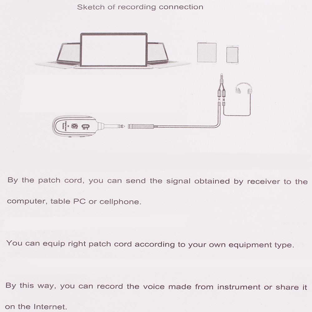 Relay Digital Wireless Guitar System White