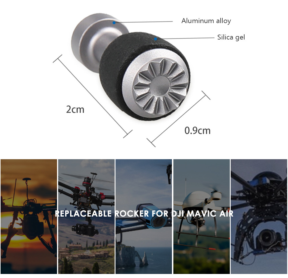 2PCS Remote Controller Detachable Stick Rocker Alloy Joystick for Mavic Air