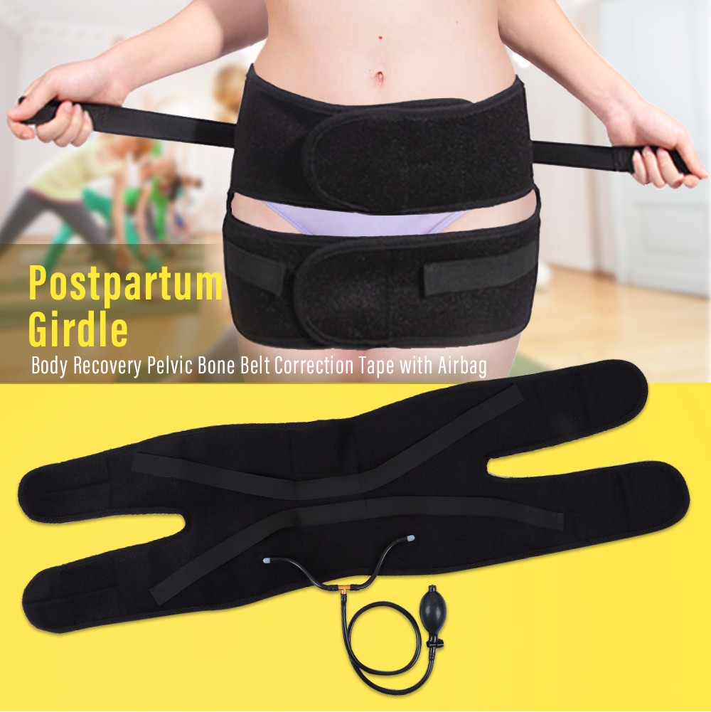 Postpartum Girdle Body Recovery Pelvic Bone Belt Correction Tape with Airbag