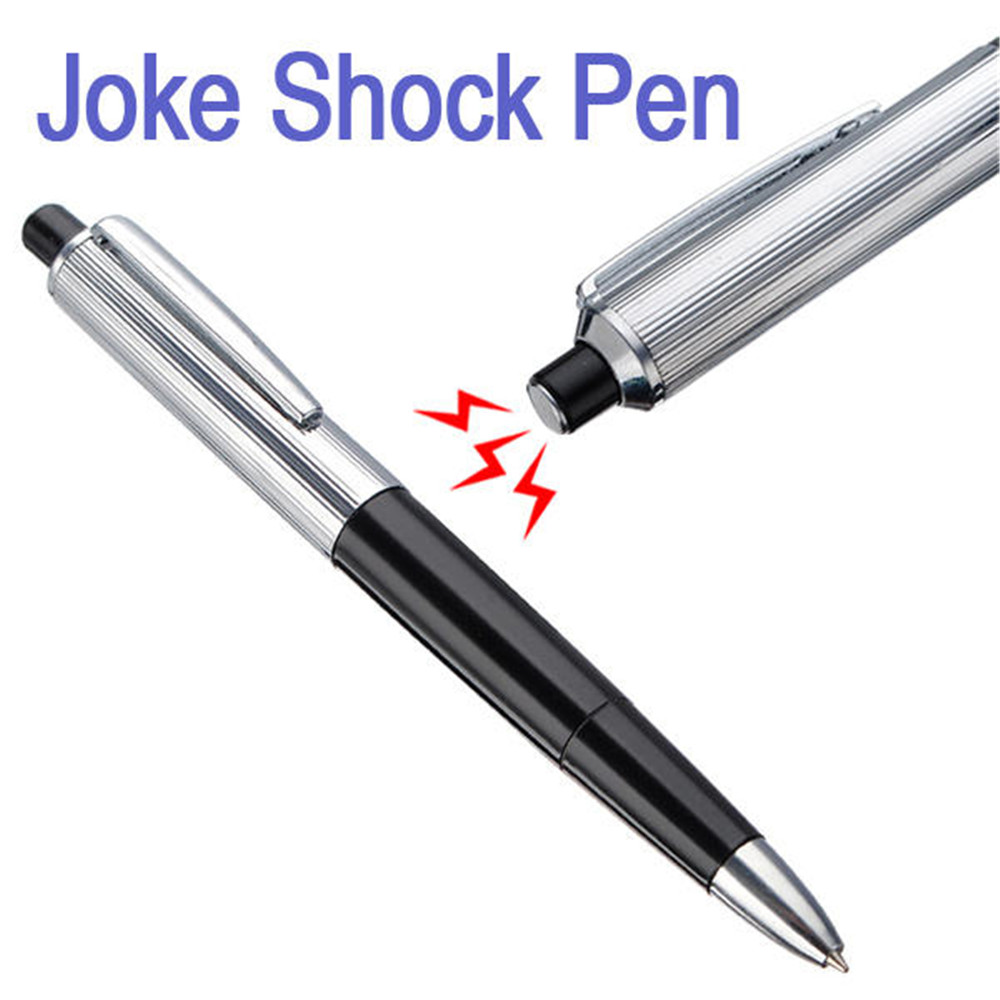 Electric Shock Pen Gag Prank Trick Joke Funny Toy Gift