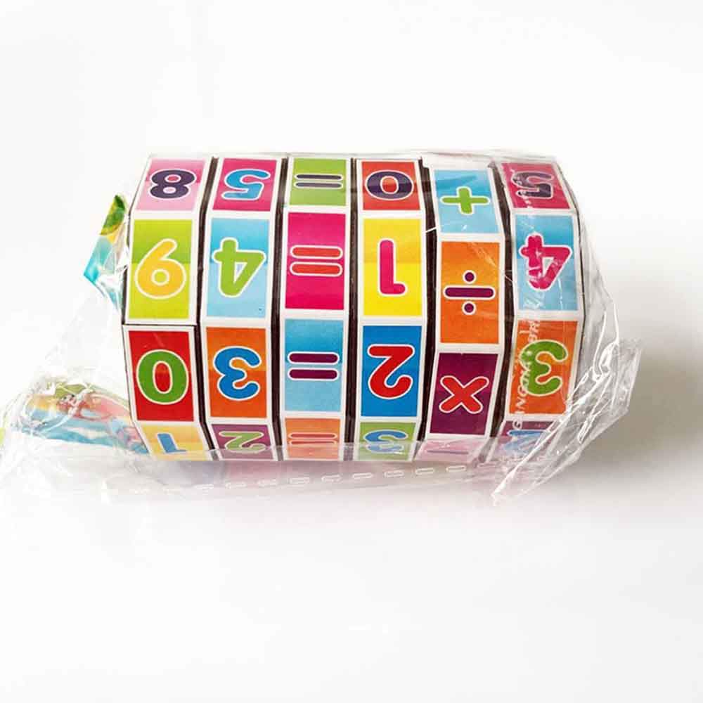 Cylindrical Six-order Cube Math Early Childhood Educational Toys