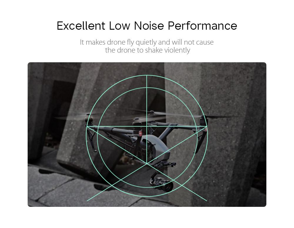 2PCS Low Noise Folding Quick-release Propellers with LED Light for DJI Mavic Pro / Platinum