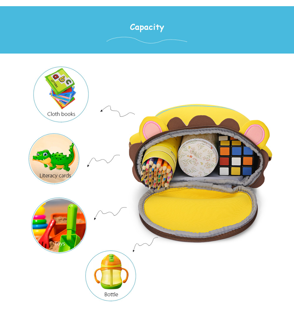 TOCHANG Anti-lost Cartoon Kids Kindergarten Backpack Cute Children School Bag TOCHANG Anti-lost Cartoon Kids Kindergarten Backpack Cute Children School Bag
