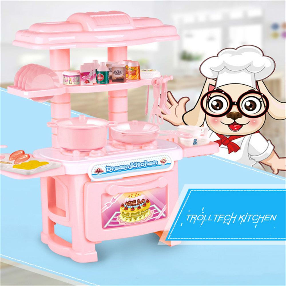 Cooking Utensils Kitchen Toys Suit Girl Simulation