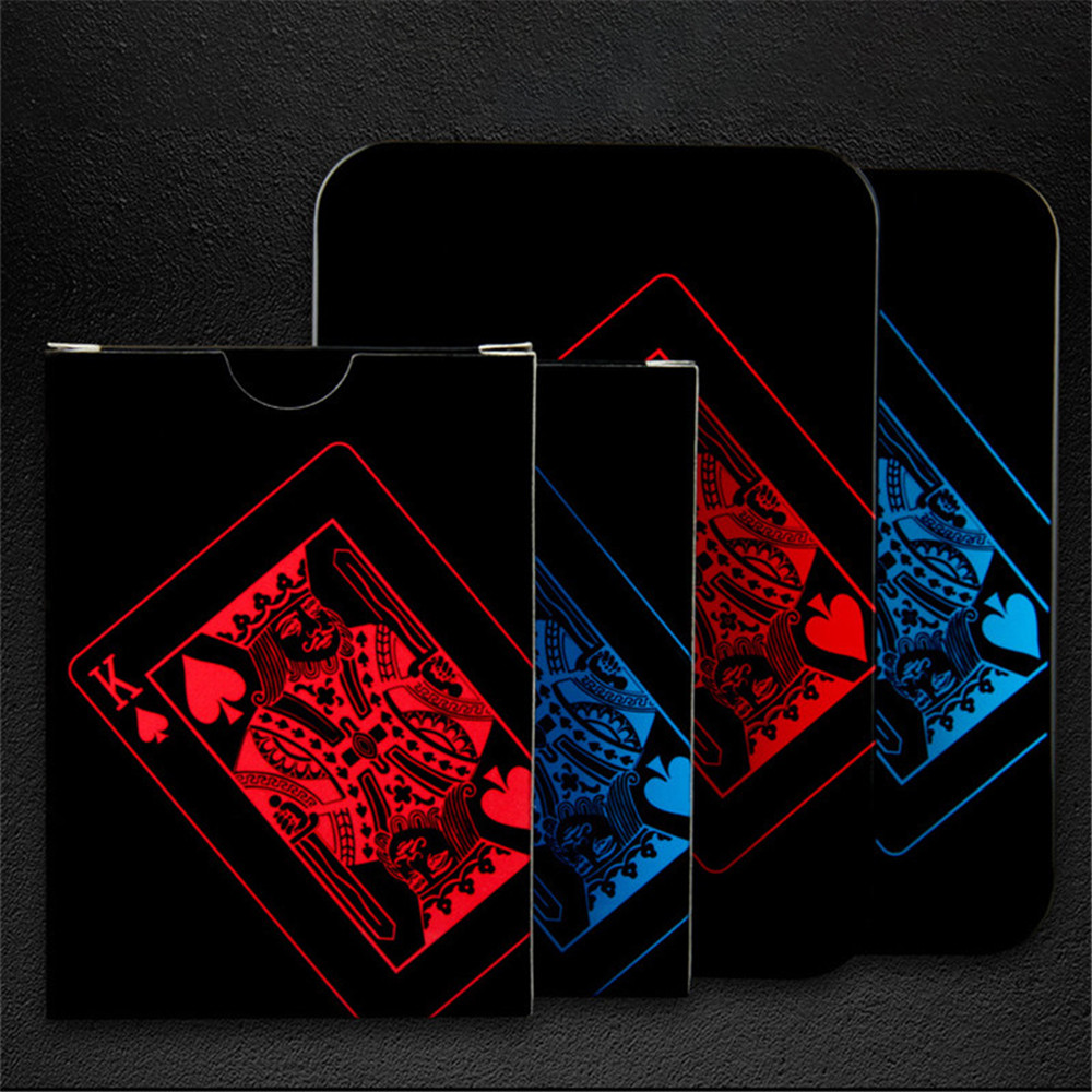 Creative Plastic PVC Poker Waterproof Magic Playing Cards Table Game Sets 54pcs