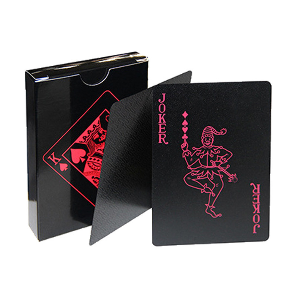 Creative Plastic PVC Poker Waterproof Magic Playing Cards Table Game Sets 54pcs Creative Plastic PVC Poker Waterproof Magic Playing Cards Table Game Sets 54pcs