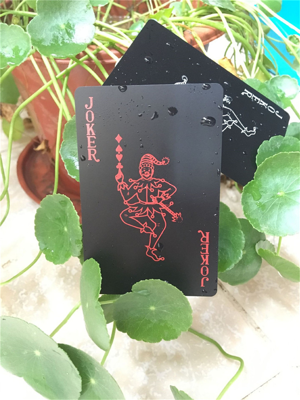 Creative Plastic PVC Poker Waterproof Magic Playing Cards Table Game Sets 54pcs Creative Plastic PVC Poker Waterproof Magic Playing Cards Table Game Sets 54pcs